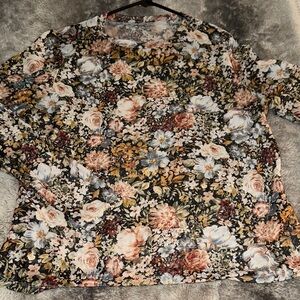 Floral Women's Top - Multicolor